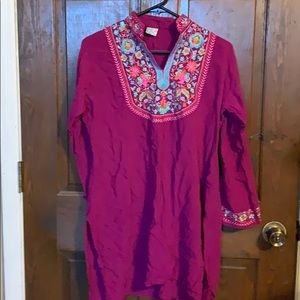 Women’s XL Pink Long Sleeve Blouse NEW